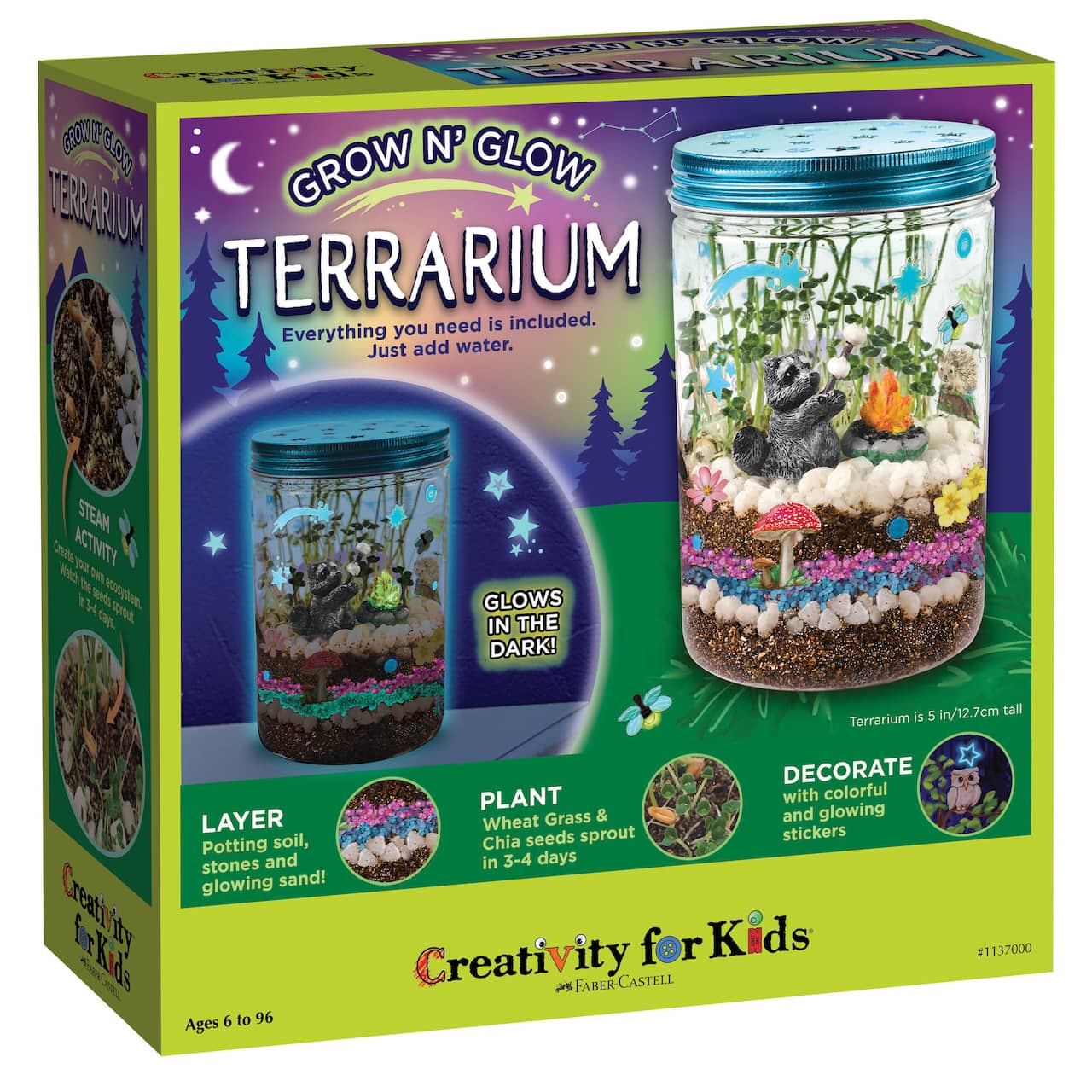 Creativity for Kids&#xAE; Grow N&#x27; Glow Terrarium
